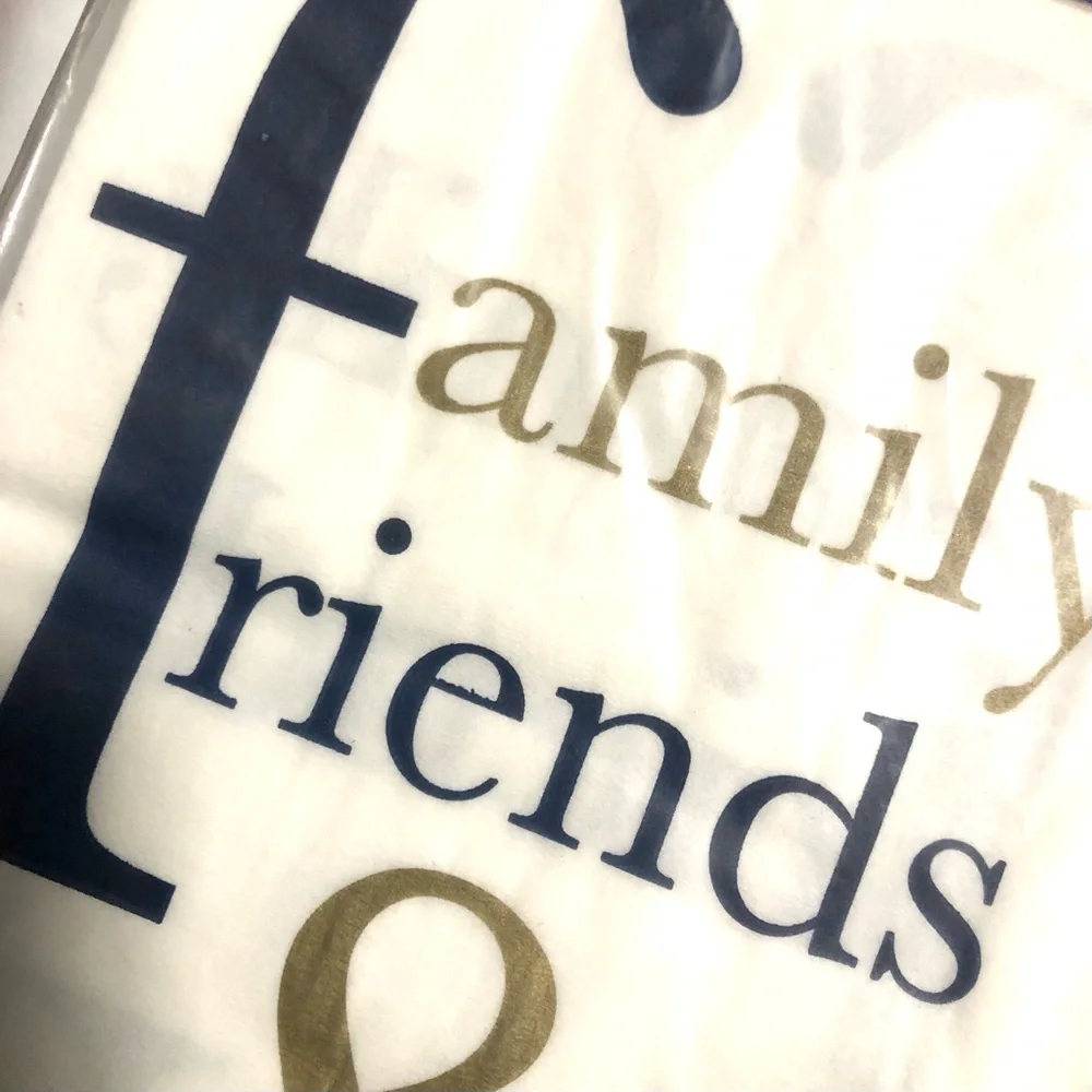 Blueink Studios Family Friends & Guests Guest Towel Paper Napkins, 40 ct